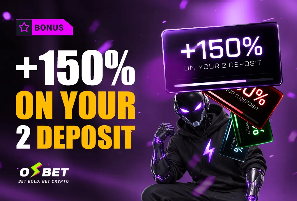 2nd Deposit Bonus — 150%