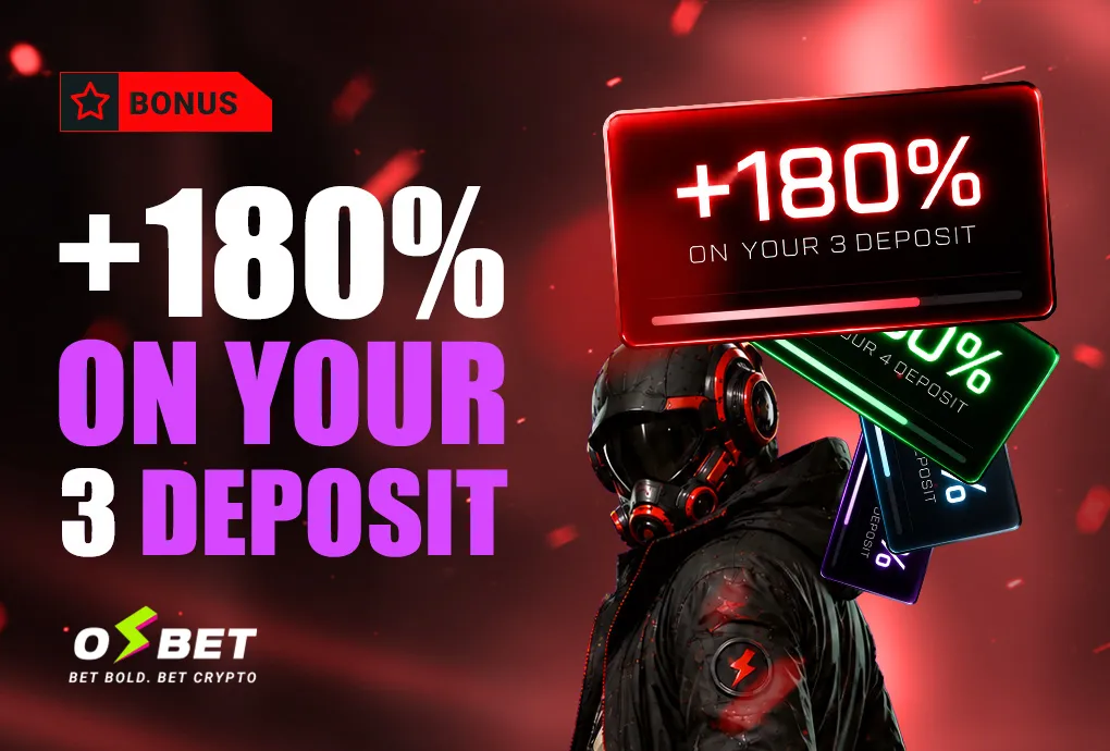 3rd Deposit Bonus — 180%